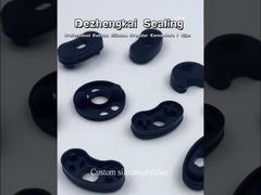 কাছ থেকে দেখা: কাস্টম সিলিকন রাবার কাস্টম-আকৃতির সংযোগকারী / স্ন্যাপ ফাস্টেনার